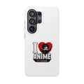 I Love Anime Magnetic Impact Case — Shockproof Phone Cover with Heart Graphic
