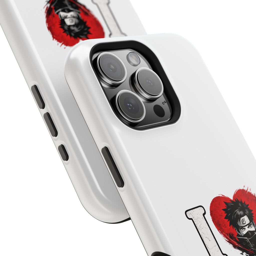 I Love Anime Magnetic Impact Case — Shockproof Phone Cover with Heart Graphic