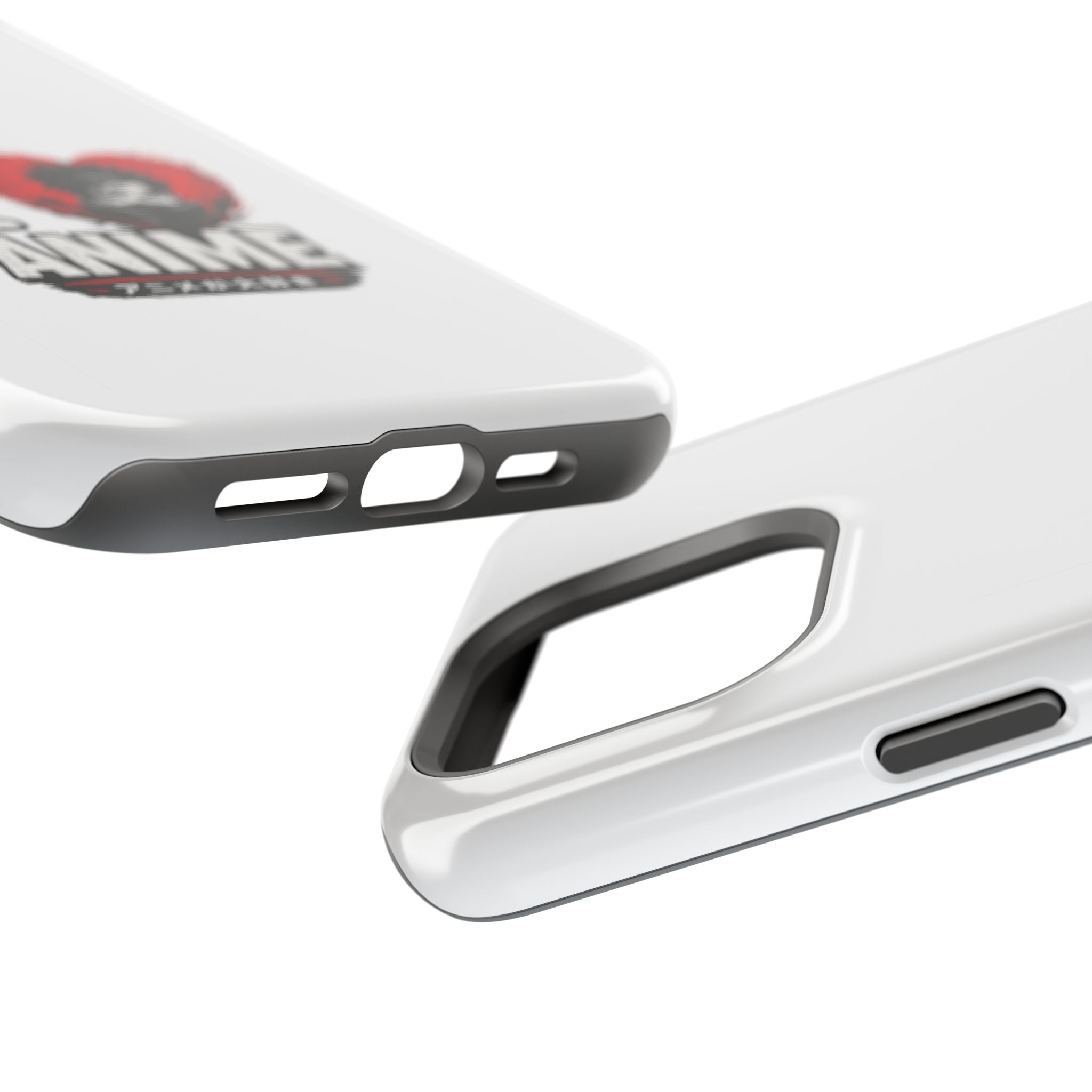 I Love Anime Magnetic Impact Case — Shockproof Phone Cover with Heart Graphic